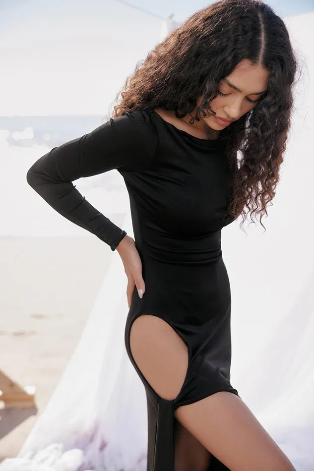 House Of CB MarellaBlack Cutout Maxi Dress 8211 SALE Black Women Bodycon Dresses