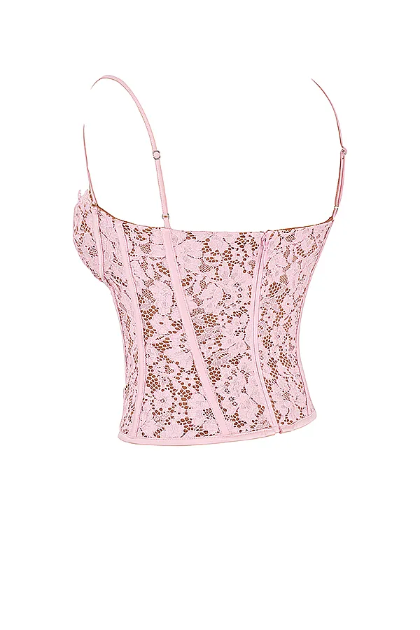 House Of CB MilaRose Lace Underwired Corset 8211 SALE Rose Women Corsets