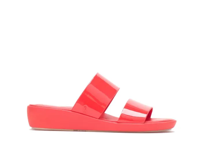 Hush Puppies Sandals Women Brite Jells Slide Fiesta Red