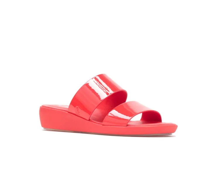 Hush Puppies Sandals Women Brite Jells Slide Fiesta Red