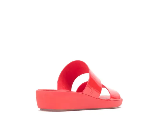 Hush Puppies Sandals Women Brite Jells Slide Fiesta Red