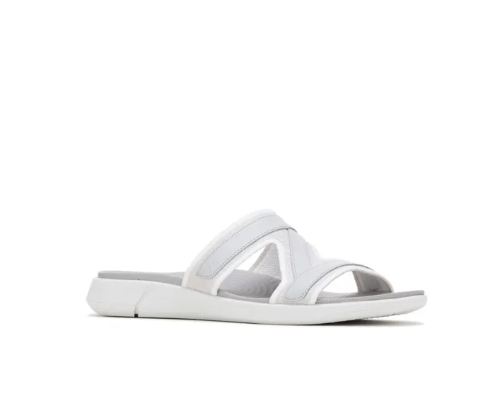 Hush Puppies Sandals Women Willa Knit Slide Vapor Grey Knit