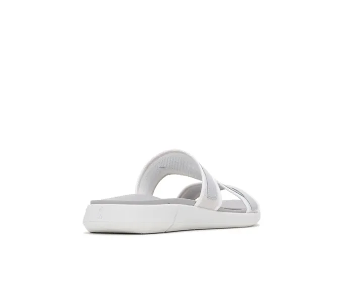 Hush Puppies Sandals Women Willa Knit Slide Vapor Grey Knit