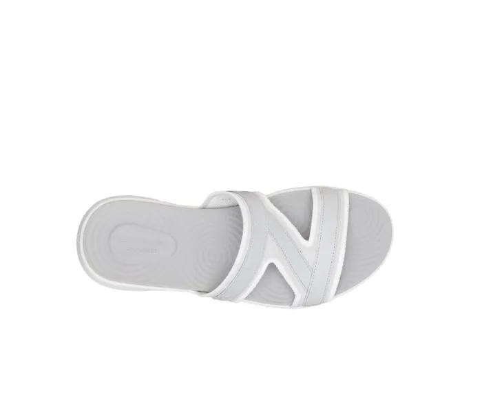 Hush Puppies Sandals Women Willa Knit Slide Vapor Grey Knit
