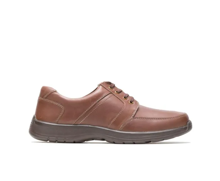 Hush Puppies Walking Shoes Men Leader Henson Light Brown Leather
