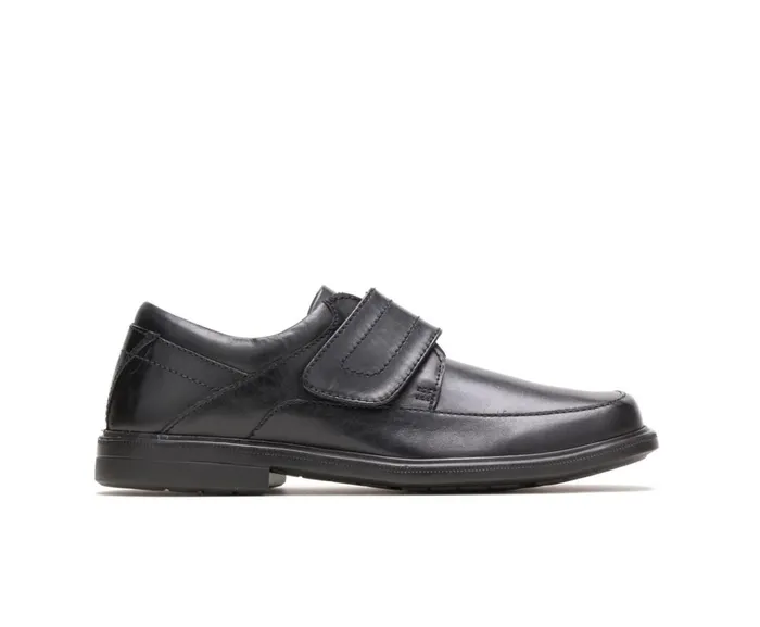 Hush Puppies Walking Shoes Men Peri Hopper Black Leathe17r