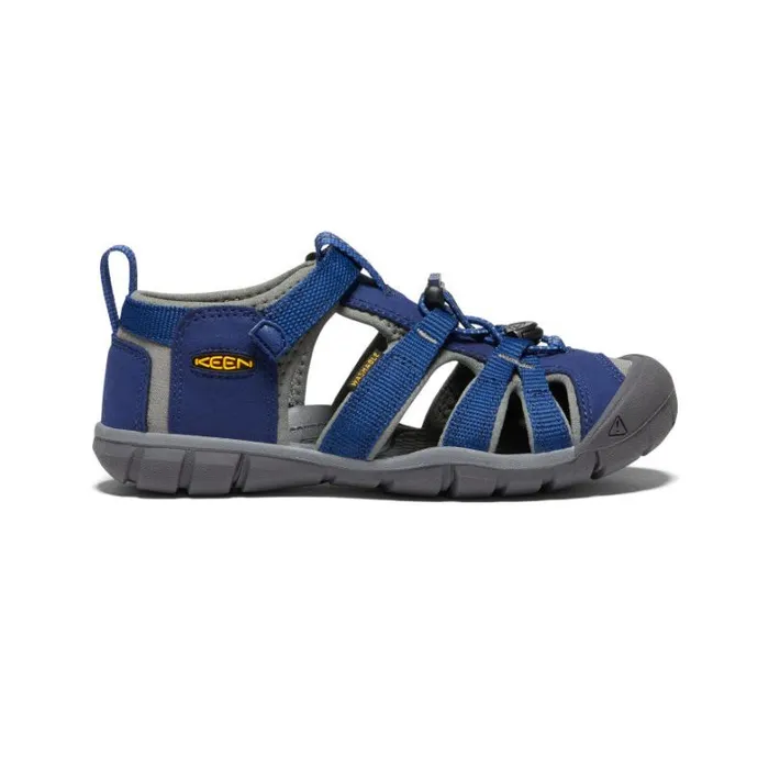 Kids KEEN Playground Big Kids039 Blue Water Sandals 8211 Seacamp II CNX