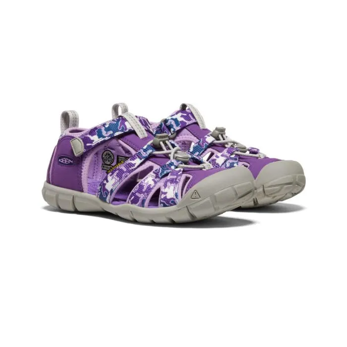Kids KEEN Sandals Big Kids039 Purple Camo Water Sandals 8211 Seacamp II CNX Kids KEEN Sandals Big Kids039 Purple Camo Water Sandals 8211 Seacamp II CNX
