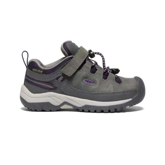 Kids KEEN Shoes Little Kids039 Waterproof Grey Hiking Shoes 8211 Targhee Low WP