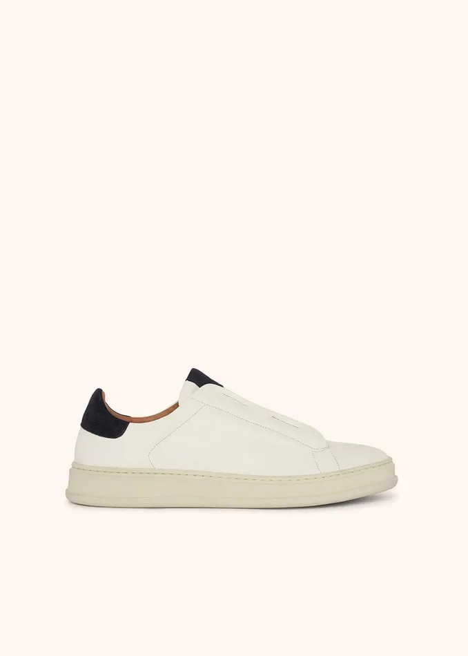 LEATHER SLIPON SNEAKERS Men Kiton Shoes