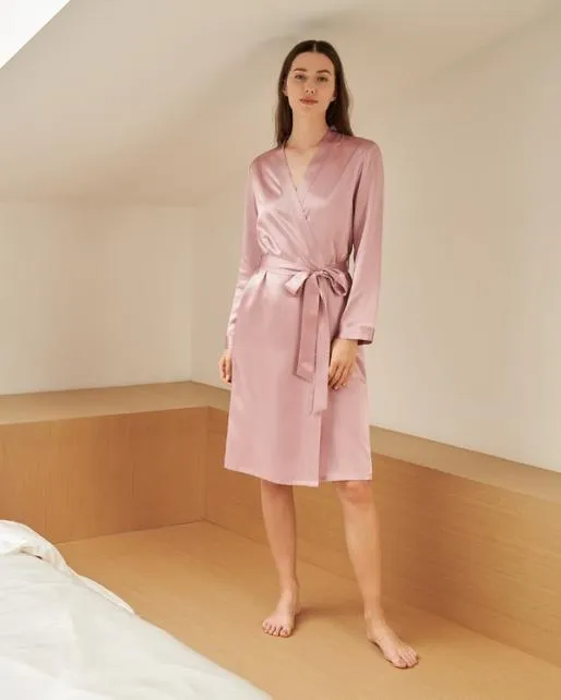 Lilysilk Best Womenx27s Silk Gown Custom Fit Sleepwear Online Women Robes