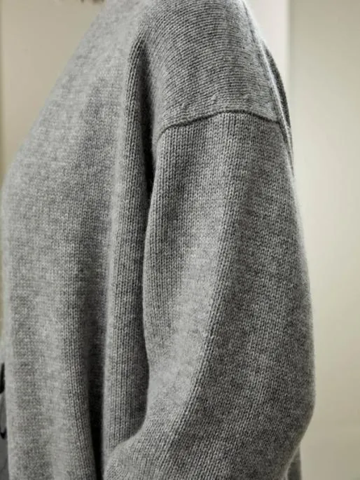 Lilysilk Long OpenFront Knit Cardigan Women Outerwear