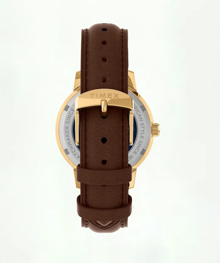 Men Brooks Brothers X Timex Marlin Automatic GoldTone Goldtone Brooks Brothers Fragrance and Gifts