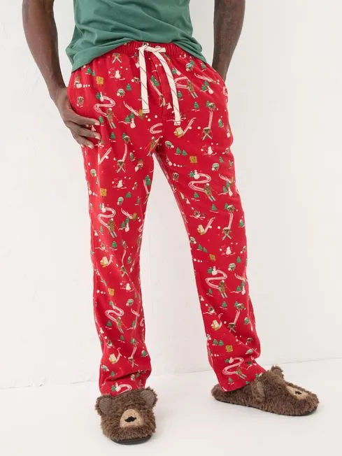 Men Fatface Pajamas and Nightwear All Red All Good 100 Cotton Pudding Pyjama Bottoms Men Fatface Pajamas and Nightwear All Red All Good 100 Cotton Pudding Pyjama Bottoms