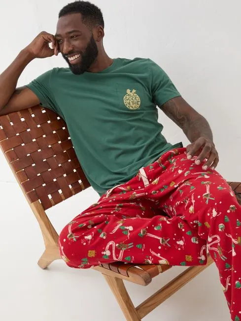 Men Fatface Pajamas and Nightwear All Red All Good 100 Cotton Pudding Pyjama Bottoms Men Fatface Pajamas and Nightwear All Red All Good 100 Cotton Pudding Pyjama Bottoms