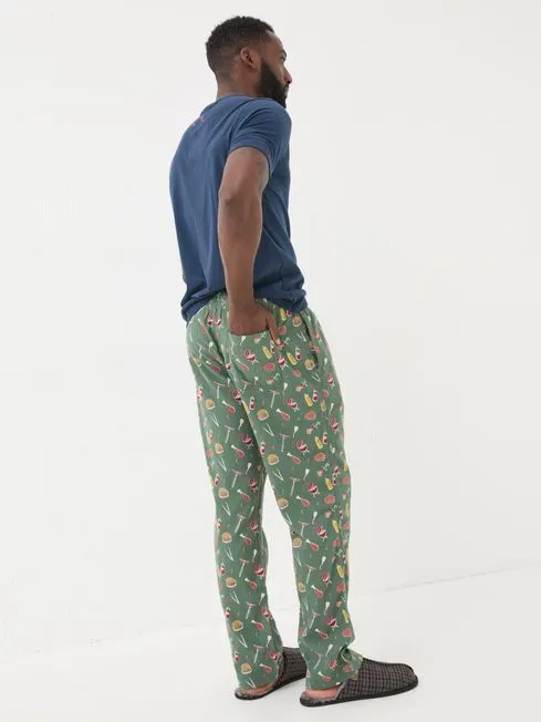 Men Fatface Pajamas and Nightwear Green Hot Stuff Pyjama Bottoms Men Fatface Pajamas and Nightwear Green Hot Stuff Pyjama Bottoms