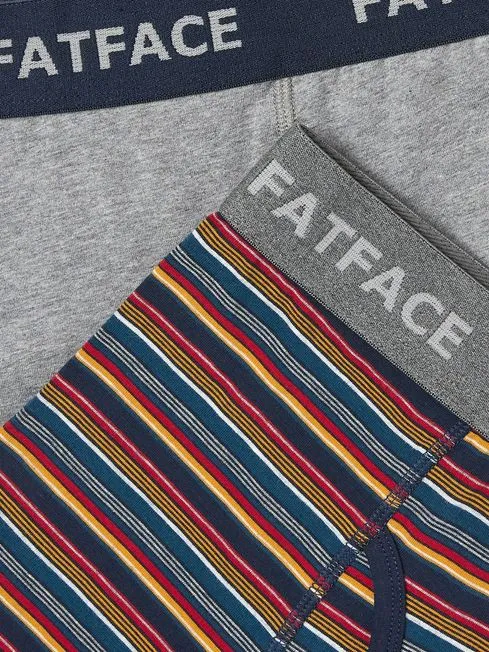 Men Fatface Underwear Navy Whistler Stripe Boxers 2 Pack Men Fatface Underwear Navy Whistler Stripe Boxers 2 Pack