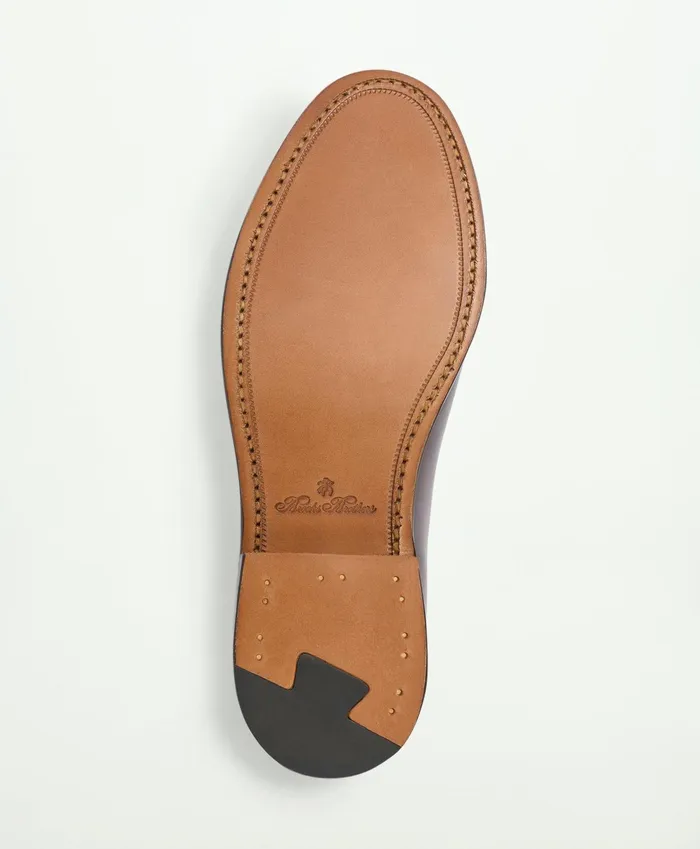 Men Fitzgerald Tassel Loafer Brown Brooks Brothers Shoes