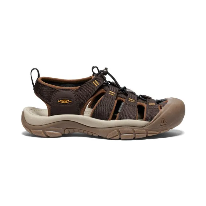 Men KEEN Sandals Newport H2 JavaGolden Yellow Closed Toe Sandal