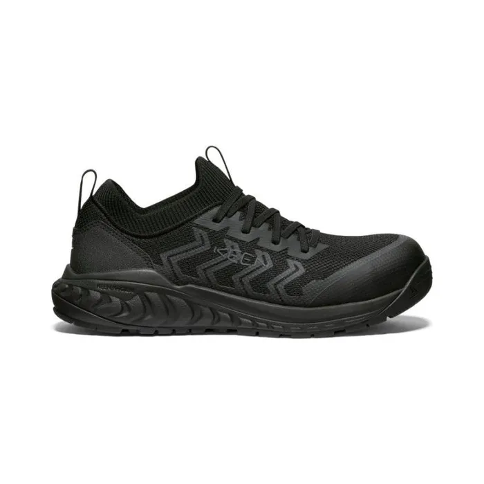 Men KEEN Shoes Arvada Shift CarbonFiber Toe BlackMagnet Work Slipon