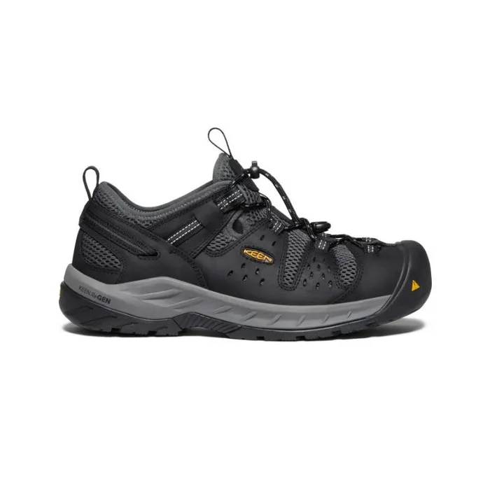 Men KEEN Shoes Atlanta Cool II Steel Toe BlackDark Shadow