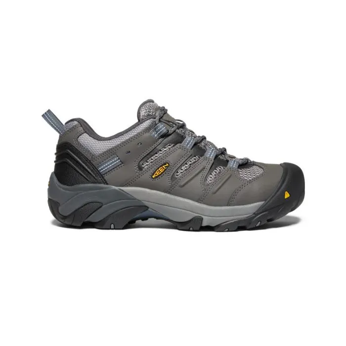 Men KEEN Shoes Lansing Low Steel Toe MagnetMajolica Blue