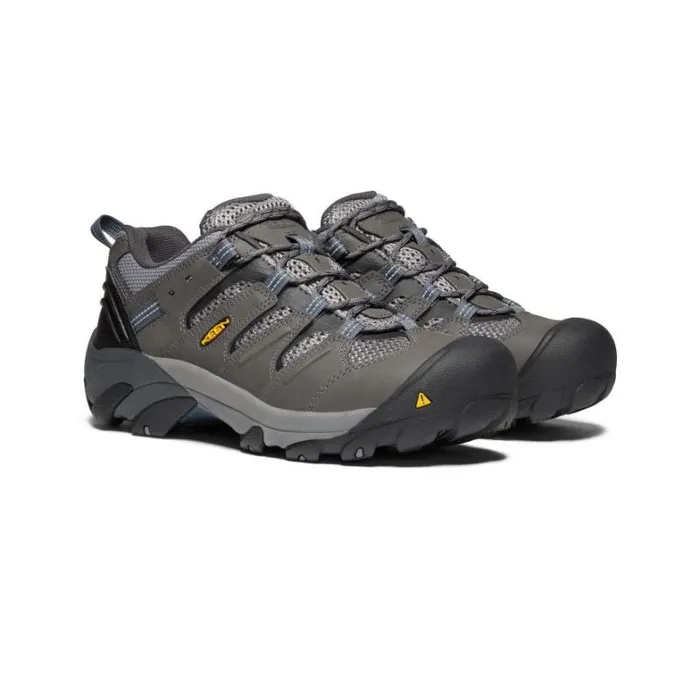 Men KEEN Shoes Lansing Low Steel Toe MagnetMajolica Blue Men KEEN Shoes Lansing Low Steel Toe MagnetMajolica Blue