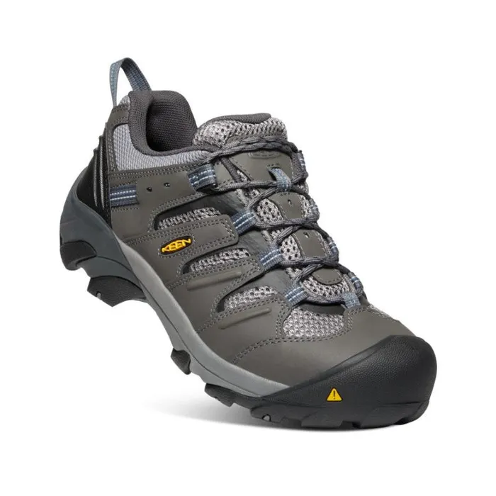 Men KEEN Shoes Lansing Low Steel Toe MagnetMajolica Blue Men KEEN Shoes Lansing Low Steel Toe MagnetMajolica Blue