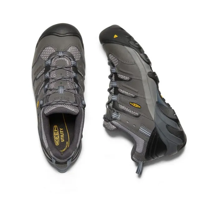 Men KEEN Shoes Lansing Low Steel Toe MagnetMajolica Blue Men KEEN Shoes Lansing Low Steel Toe MagnetMajolica Blue