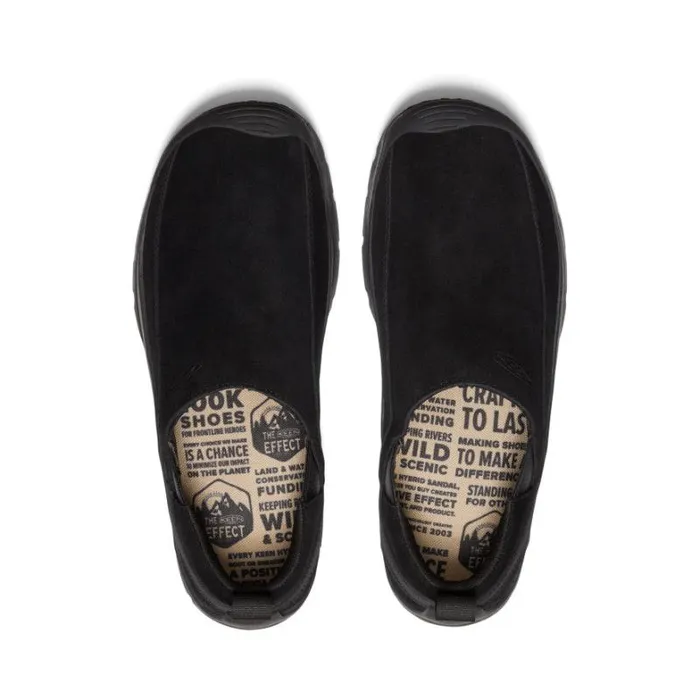 Men KEEN SlipOns Jasper SlipOn Black Leather Slipon Men KEEN SlipOns Jasper SlipOn Black Leather Slipon