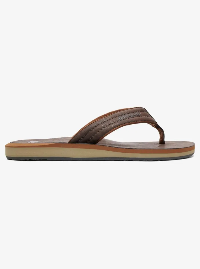 Men Quiksilver Sandals Carver Nubuck Sandals Demitasse 8211 Solid Men Quiksilver Sandals Carver Nubuck Sandals Demitasse 8211 Solid
