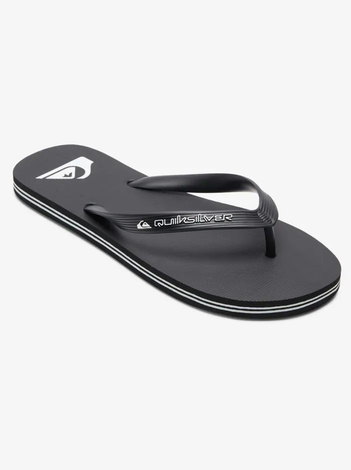 Men Quiksilver Sandals Molokai Core FlipFlops Black 1