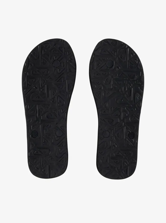 Men Quiksilver Sandals Molokai Core FlipFlops Black 1 Men Quiksilver Sandals Molokai Core FlipFlops Black 1