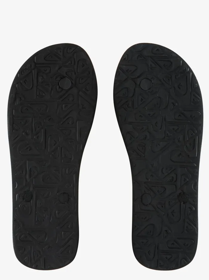 Men Quiksilver Sandals Molokai Division Flip Flops Black 1 Men Quiksilver Sandals Molokai Division Flip Flops Black 1