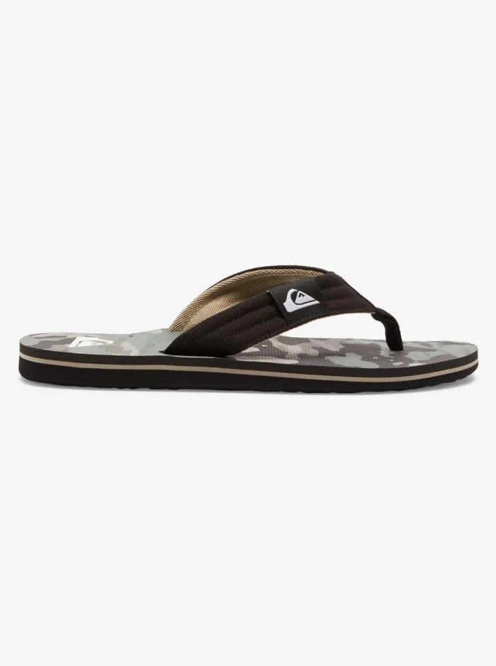 Men Quiksilver Sandals Molokai Layback Sandals For Men Blackgreenblack Men Quiksilver Sandals Molokai Layback Sandals For Men Blackgreenblack