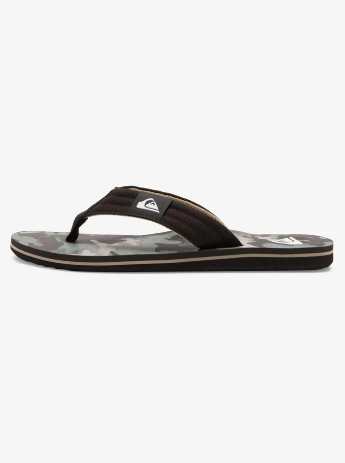 Men Quiksilver Sandals Molokai Layback Sandals For Men Blackgreenblack Men Quiksilver Sandals Molokai Layback Sandals For Men Blackgreenblack