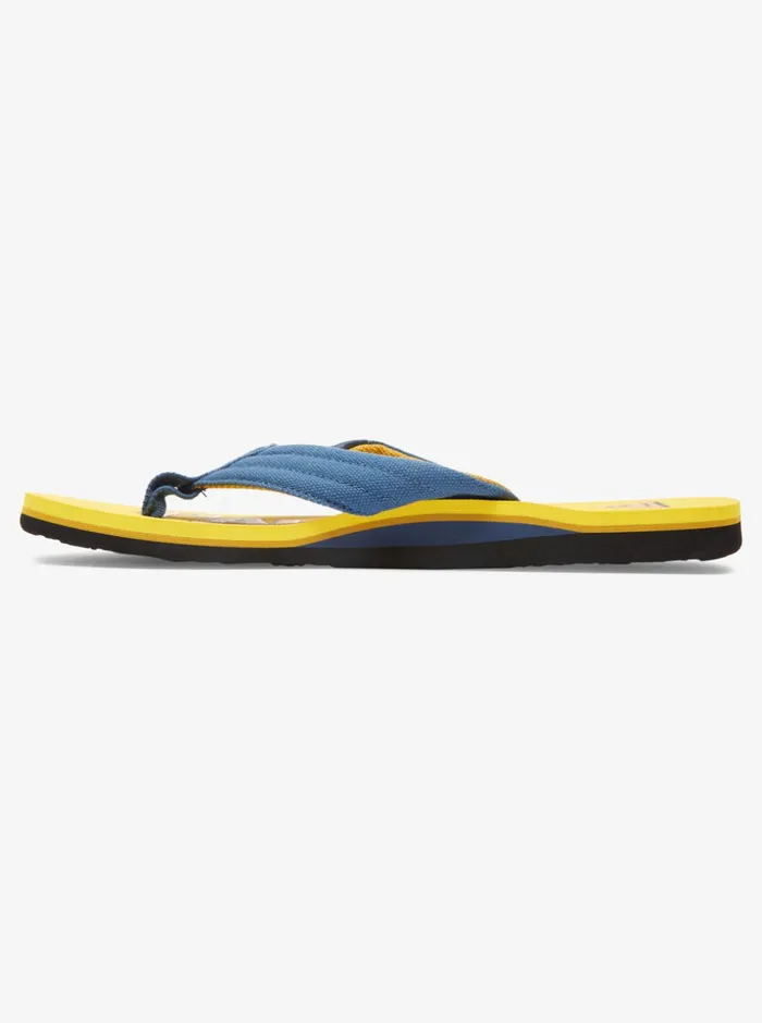 Men Quiksilver Sandals Quiksilver X Pacifico Molokai Layback Sandals Blackblackyellow