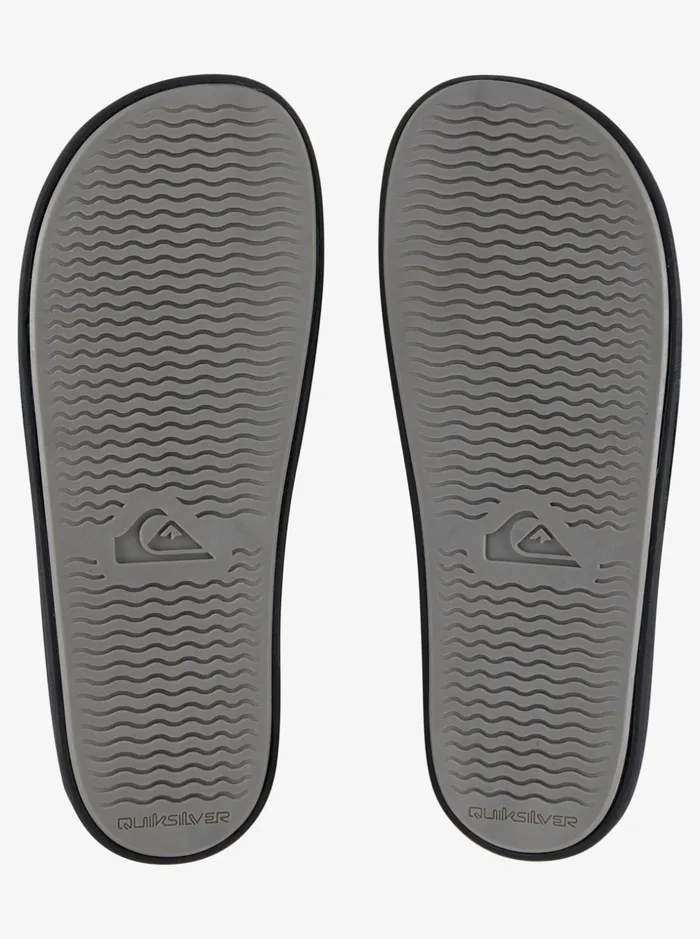 Men Quiksilver Sandals Rivi Slide Slider Sandals Blackblackwhite Men Quiksilver Sandals Rivi Slide Slider Sandals Blackblackwhite