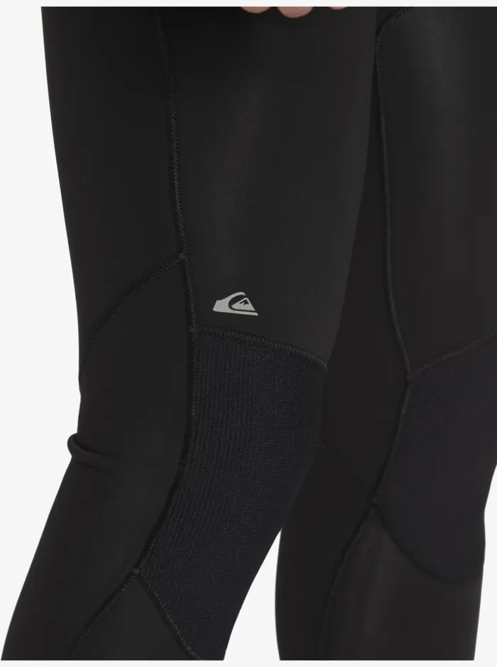 Men Quiksilver Wetsuits 43 Everyday Sessions ChestZip Wetsuit Black