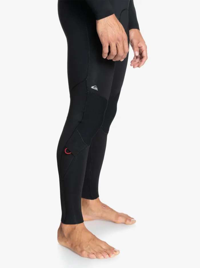 Men Quiksilver Wetsuits 43 Everyday Sessions ChestZip Wetsuit Black