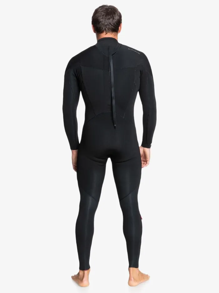 Men Quiksilver Wetsuits 543mm Everyday Sessions Back Zip Wetsuit Black