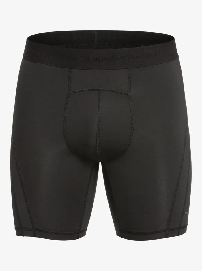 Men Quiksilver Wetsuits Surf Compression Short Swim Briefs Black