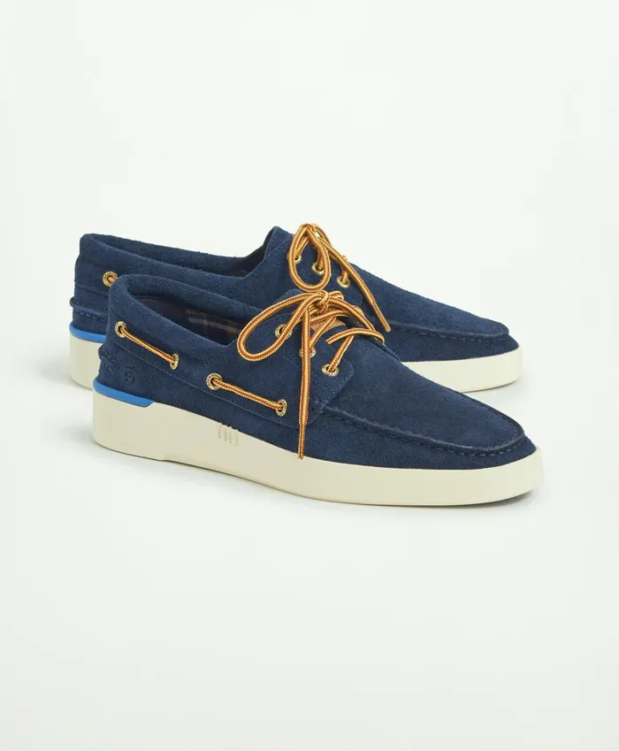 Men Sperry X Brooks Brothers AO Cup 3Eye Navy Brooks Brothers Shoes
