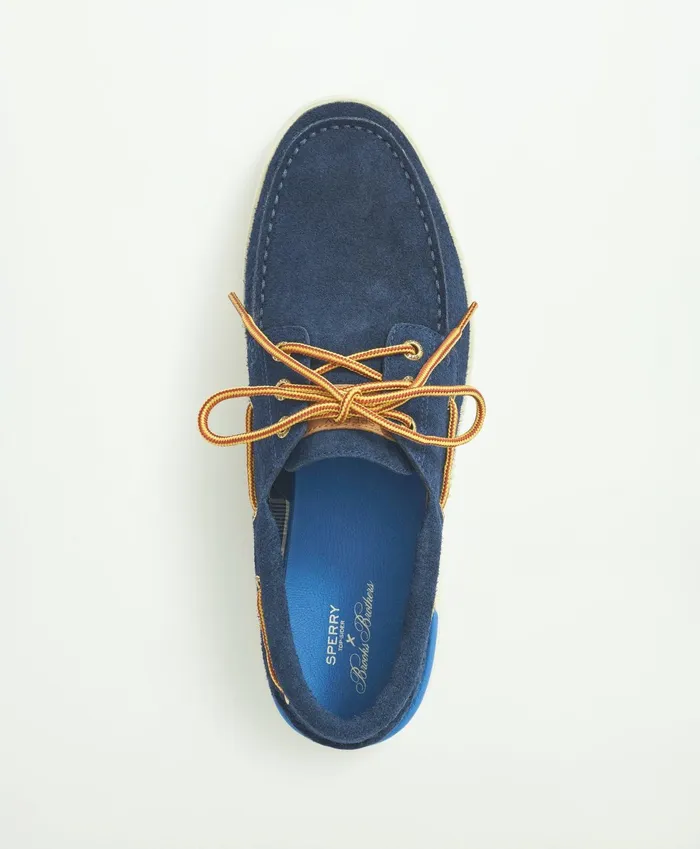 Men Sperry X Brooks Brothers AO Cup 3Eye Navy Brooks Brothers Shoes
