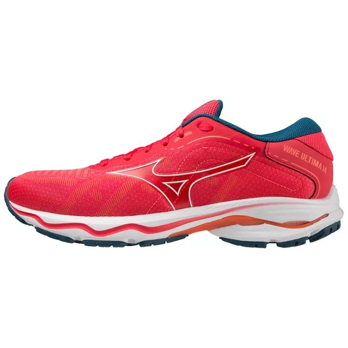 Mizuno WAVE ULTIMA 14 Paradise Pinkwhiteink Blue Women Running