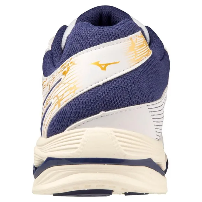 Mizuno WAVE VOLTAGE Whiteblueribbonmp Gold Women Volleyball Mizuno WAVE VOLTAGE Whiteblueribbonmp Gold Women Volleyball