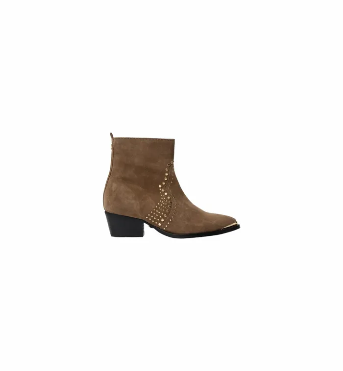 MOS MOSH Shoes Women MMAmos Suede Trock Boot Dark Beige MOS MOSH Shoes Women MMAmos Suede Trock Boot Dark Beige