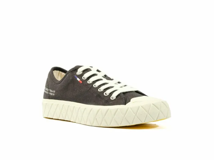 Palladium Palla Ace Canvas Blackwhite Asparagus Kids Sneakers