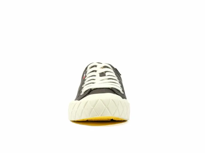 Palladium Palla Ace Canvas Blackwhite Asparagus Kids Sneakers