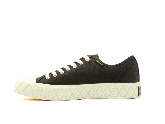 Palladium Palla Ace Canvas Blackwhite Asparagus Kids Sneakers